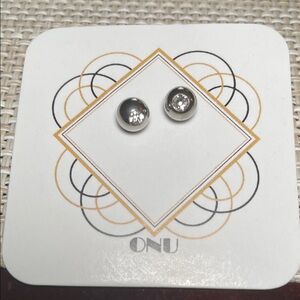 Elegant Silver Stud Earrings